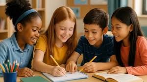 Children education photo as growing pillar of the future